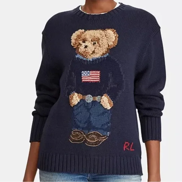 Ralph Lauren's signature Polo Bear Sweater - Picture 7 of 8